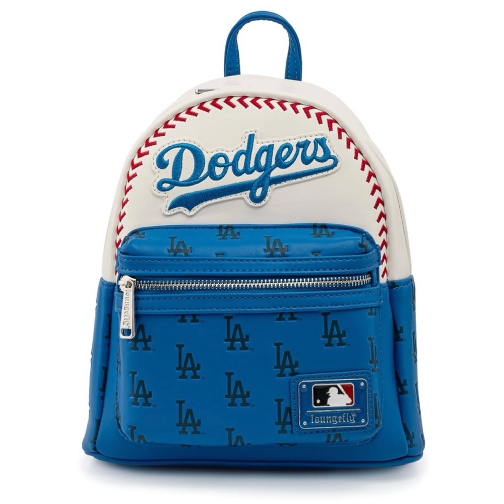 Loungefly Dodgers Blue and White Kids Backpack